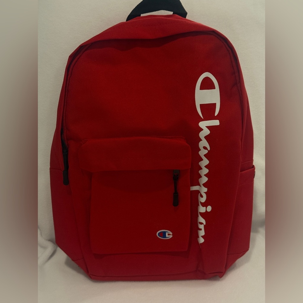 Champion Bold Red Backpack For Male or Female